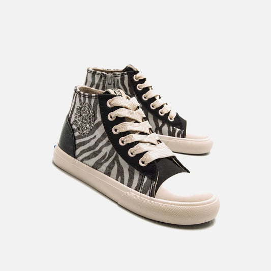 Zapatillas Mustang Free cebra, otra vista