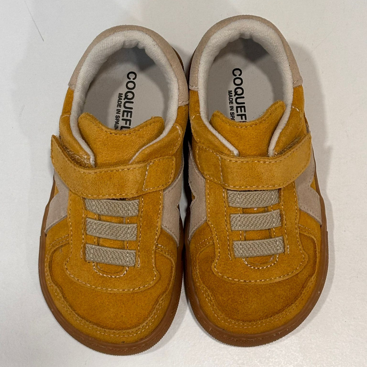 Zapatillas barefoot niño Coqueflex serraje nugat - imagen 4