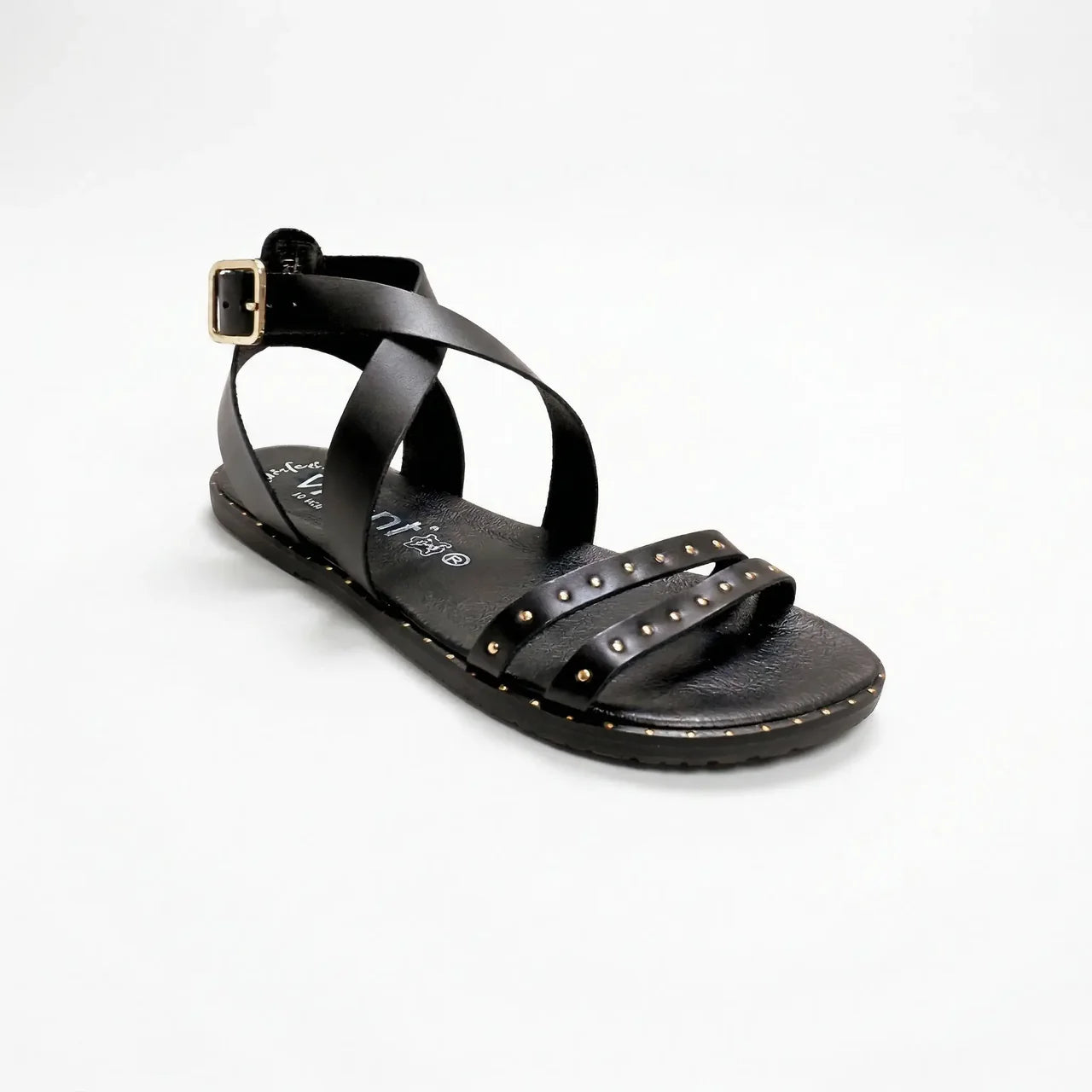 VIVANT - SANDALIA CAIRO VAQUETA NEGRO