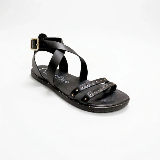 VIVANT - SANDALIA CAIRO VAQUETA NEGRO
