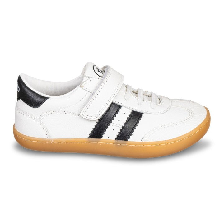 Chetto | Zapatilla Barefoot Blanca con Bandas negras