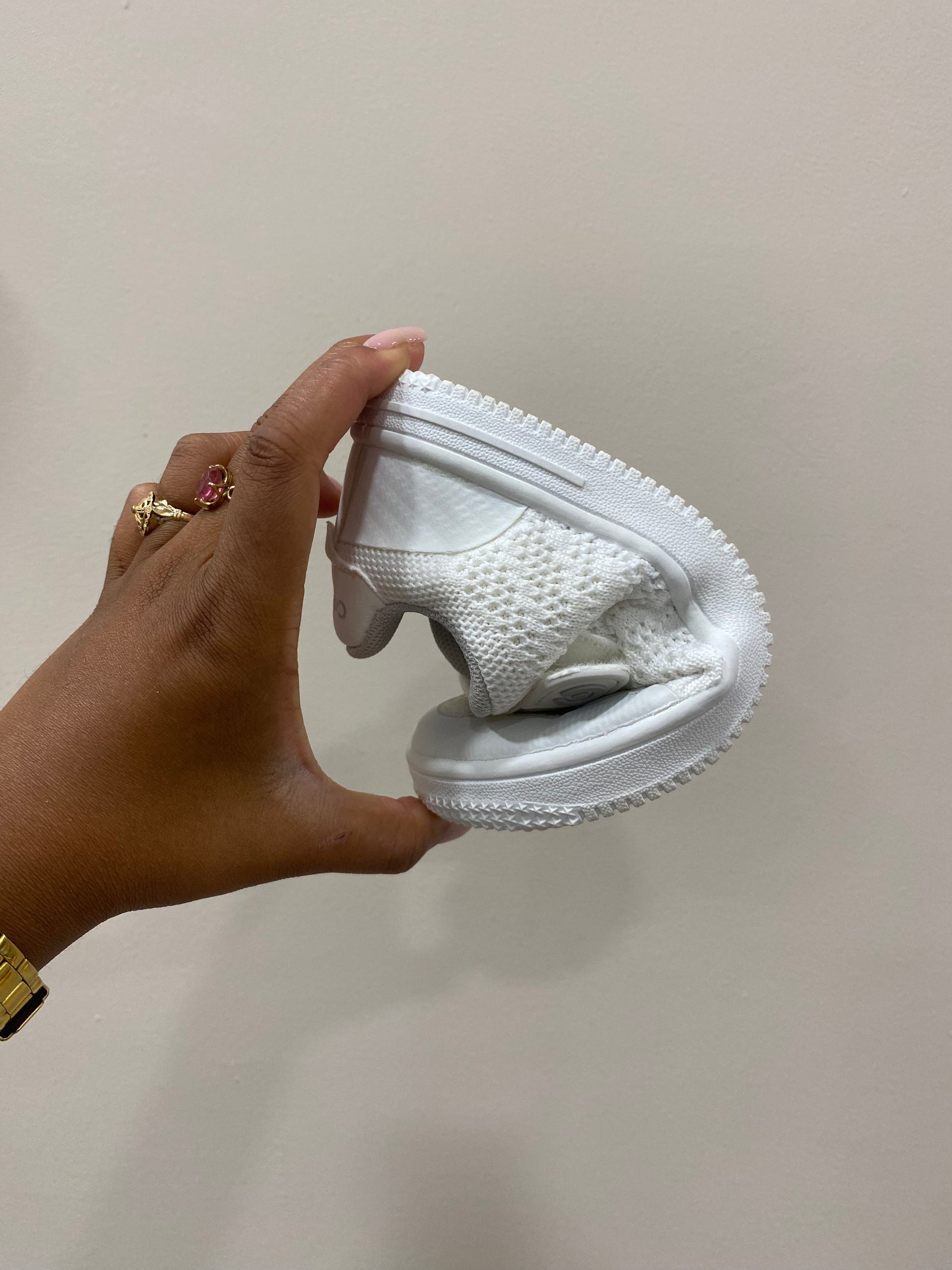 Zapatillas escolares barefoot niño blancas suela zero drop