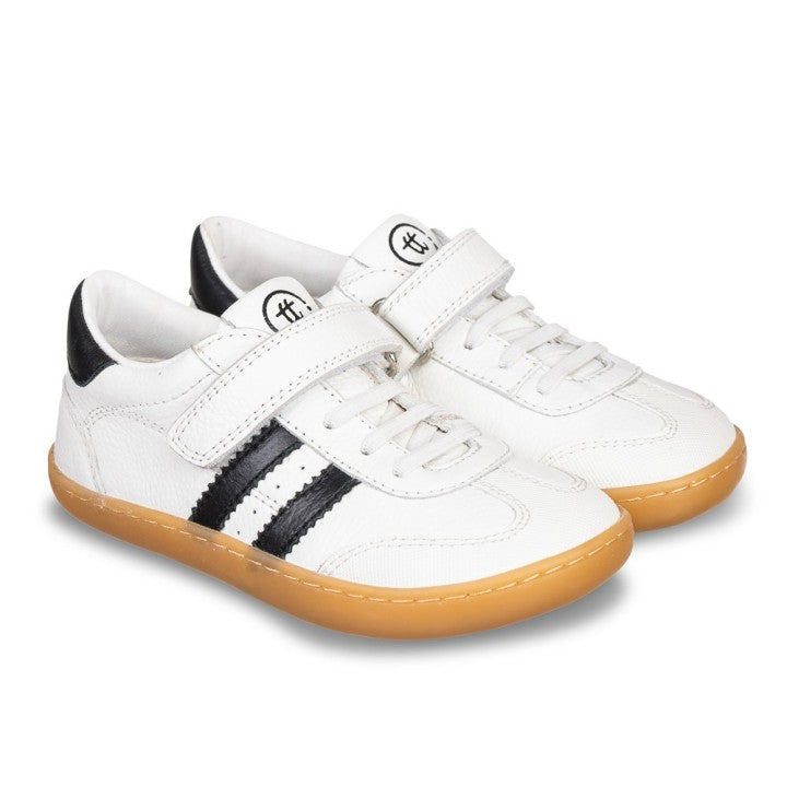Chetto | Zapatilla Barefoot Blanca con Bandas negras