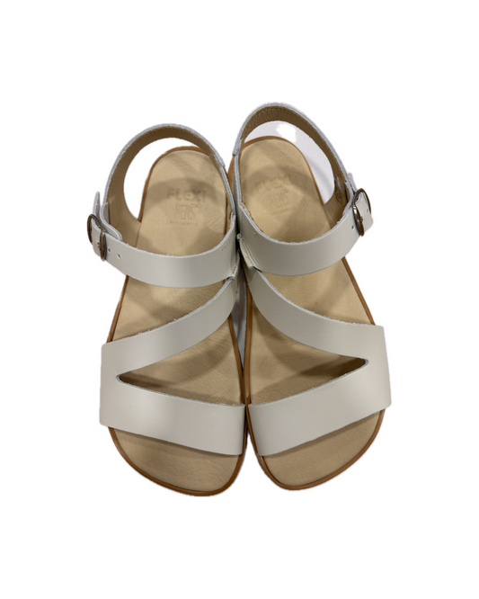 Sandalia Barefoot Mujer Blanca Ghiaccio Flexinens