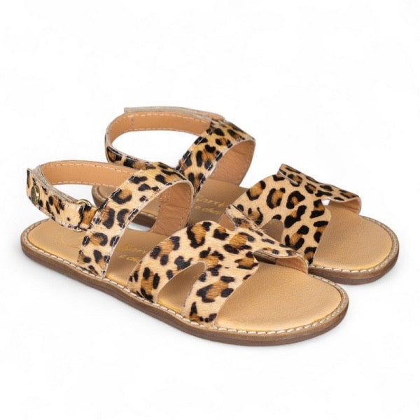Sandalia Chetto barefoot mujer en cuero tigresa,
