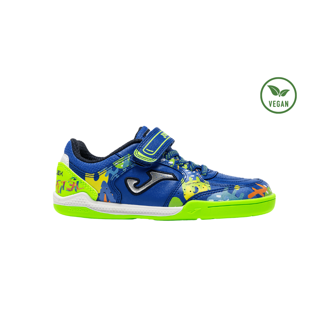 Zapatilla barefoot fútbol sala niño Joma Top Flex Junior vista lateral