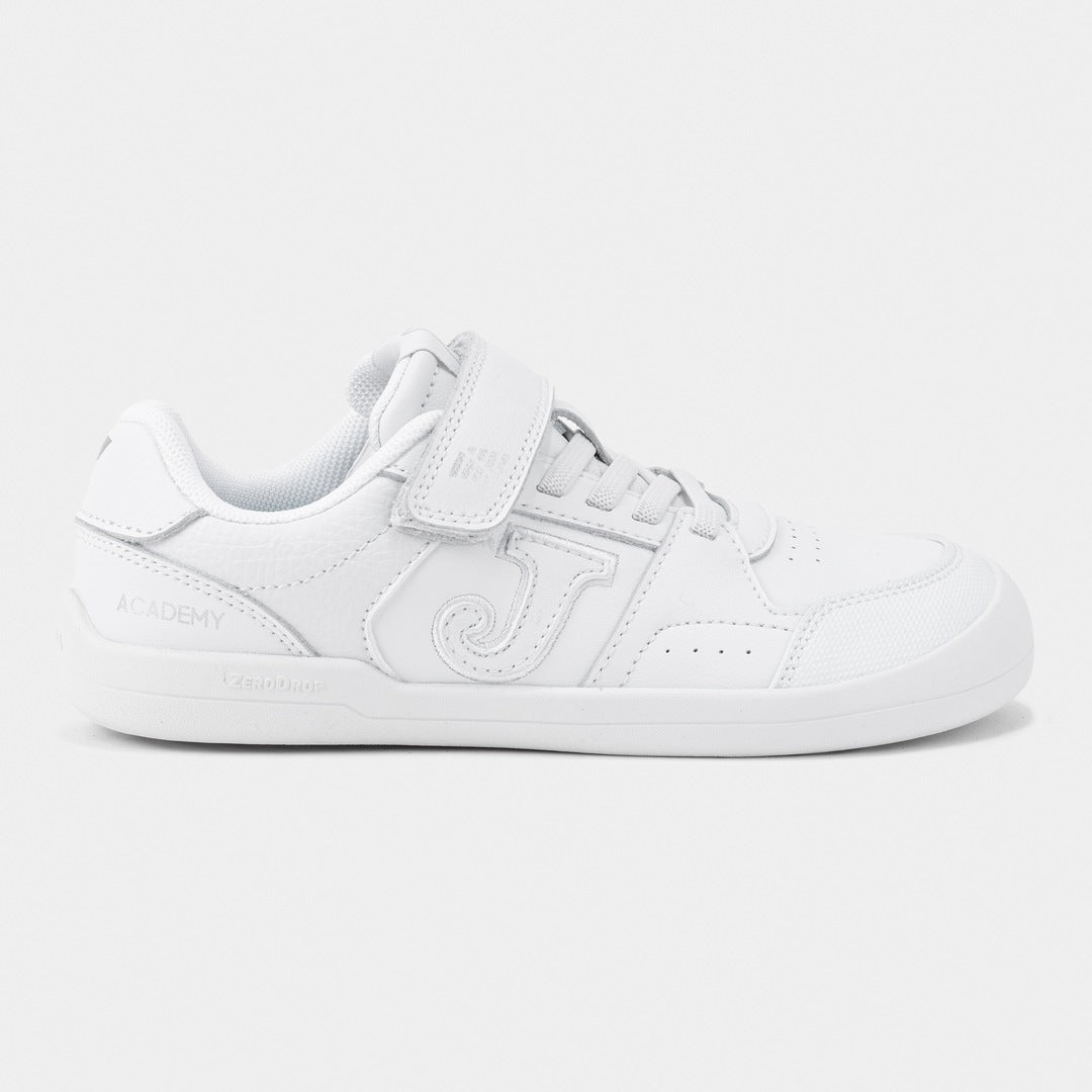 Zapatillas Joma Academy niño blancas con cierre de velcro