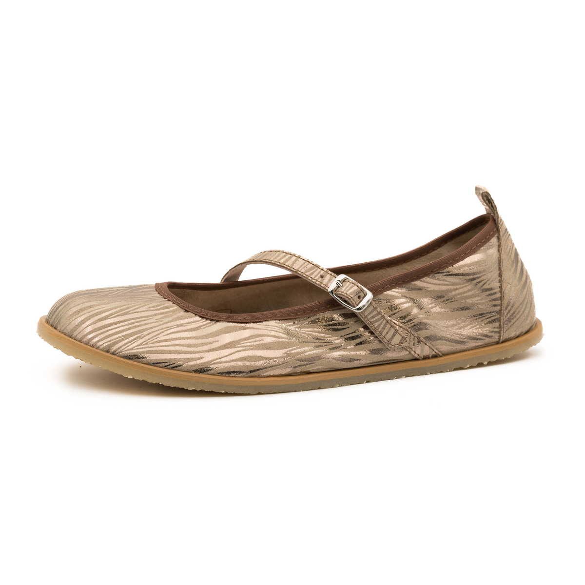 Bailarinas barefoot mujer FlexiNens cebra arena