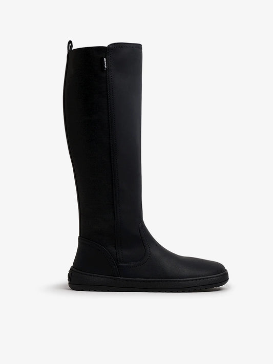 Botas altas barefoot mujer Mustang Free Alask negras