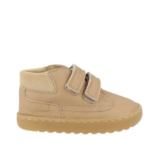 Botines barefoot Blanditos Lima arena de piel