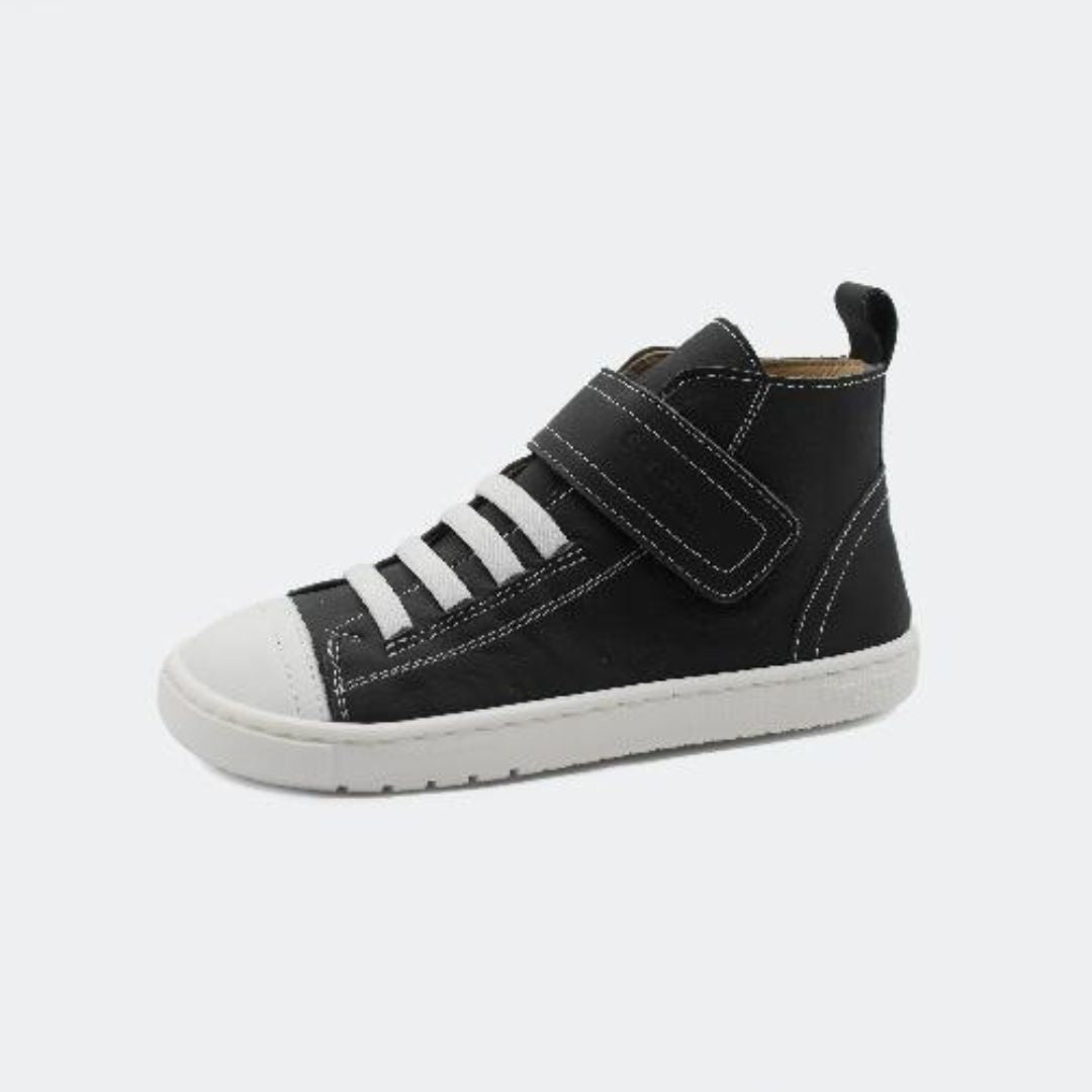 Botines barefoot Blanditos Tokio negros de piel