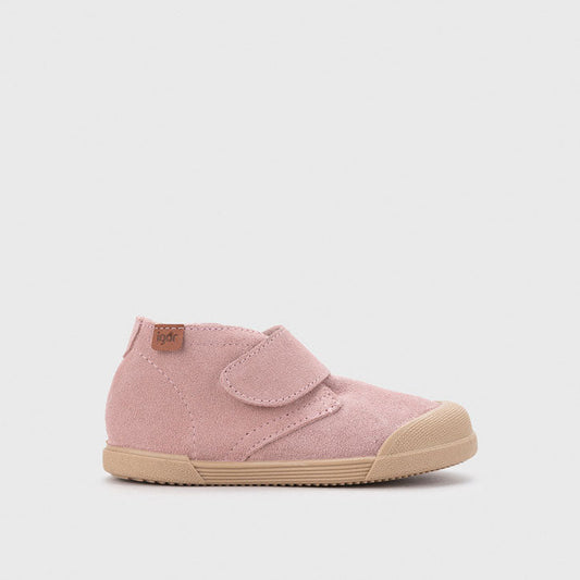 Botines barefoot Igor Tui rosa de serraje