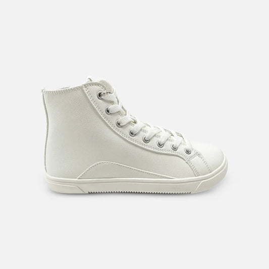 Botines barefoot mujer B&W Goflex blancos