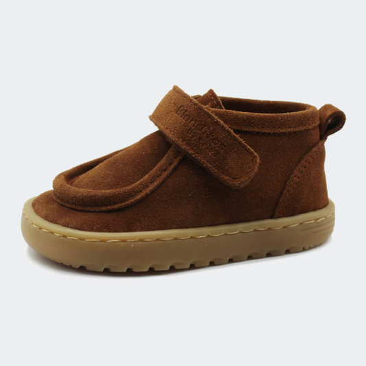 Botitas barefoot Blanditos Sahara cuero