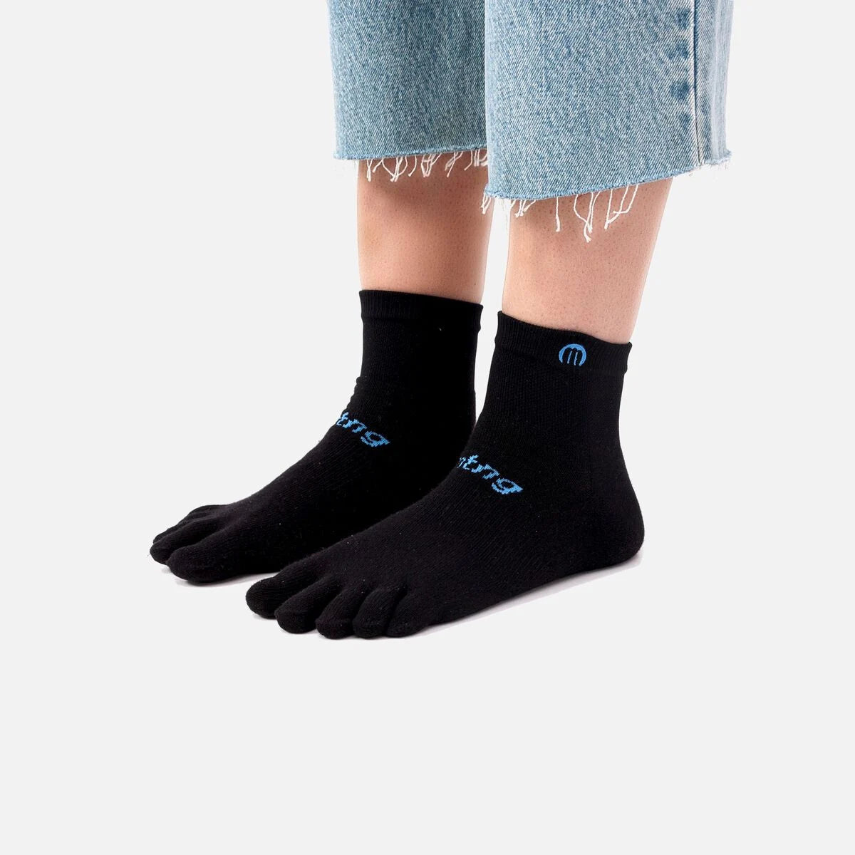 Calcetines barefoot de dedos Mustang Free Socks negro adulto - imagen 2