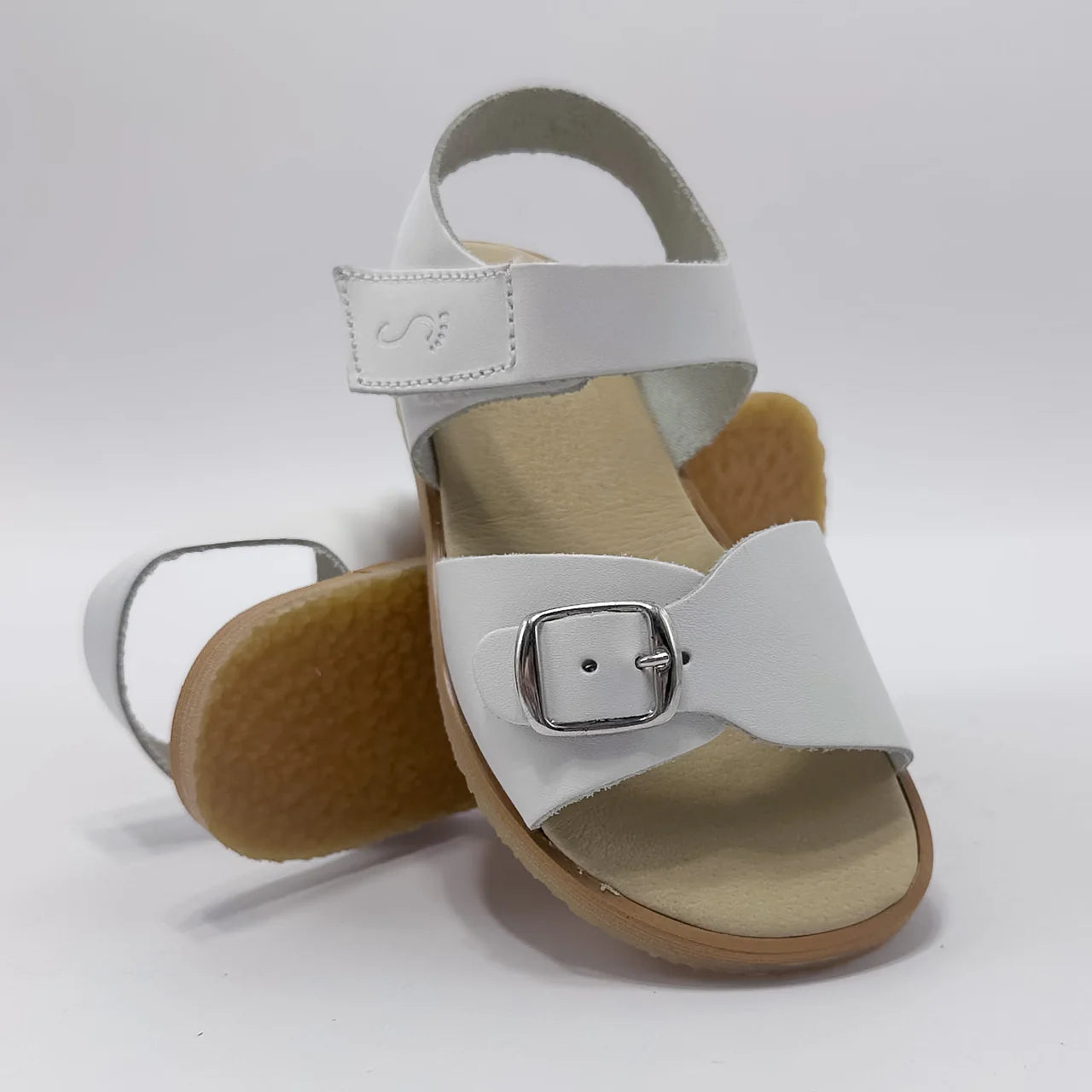 Sandalia Barefoot Blanca Nens - Suela Zero Drop