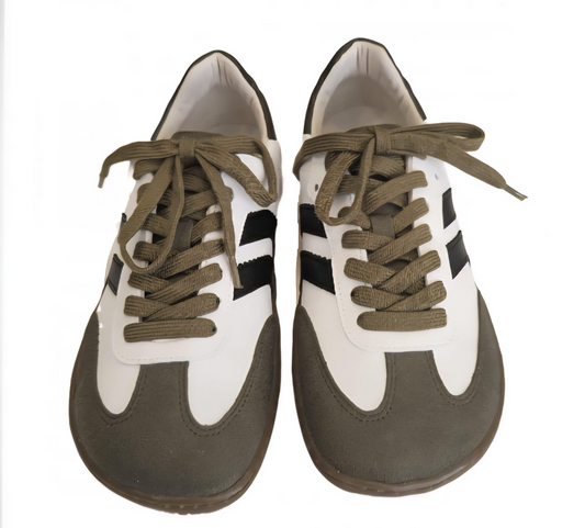COQUEFLEX - ZAPATILLA KAKI-BLANCO-NEGRO