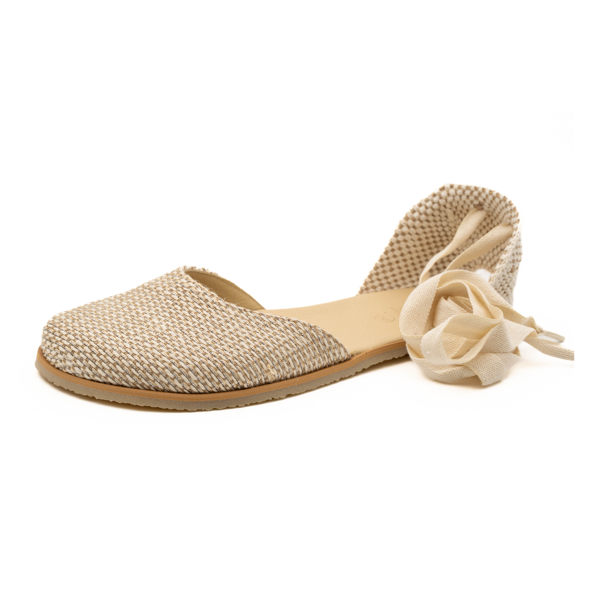 Esparteñas valencianas mujer Flexinens beige