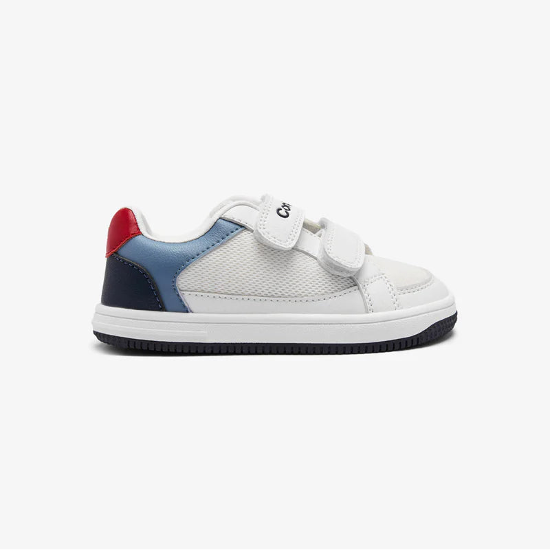CONGUITOS - ZAPATILLA GOFLEX BLANCA Y AZUL