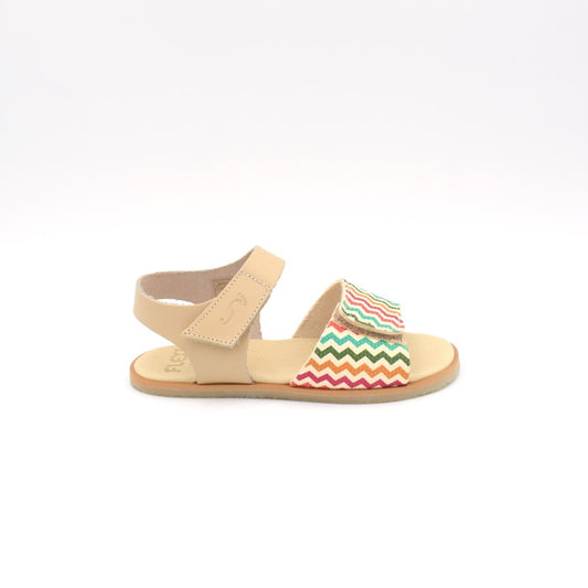 Sandalia barefoot Nens piel premium Butter suela flexible