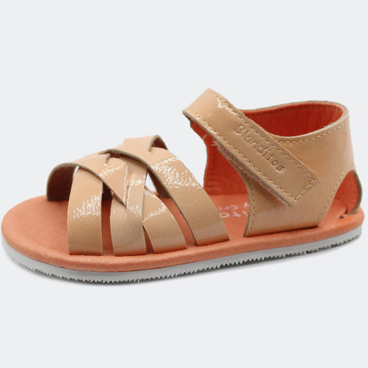 Sandalias Blanditos Selva melocotón de piel