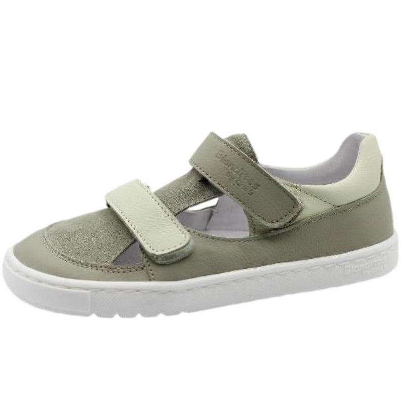 Sandalias Blanditos Viento verdes de piel