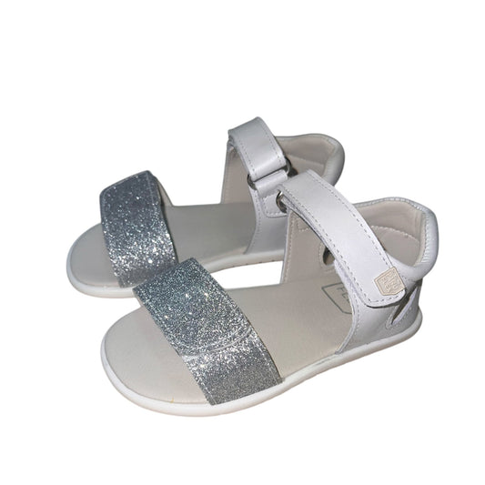Sandalias Piruflex Glitter plata para niña