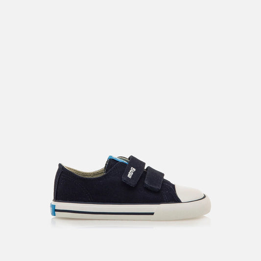 Zapatillas barefoot bebé Mustang Free Baby Canver lona azul marino