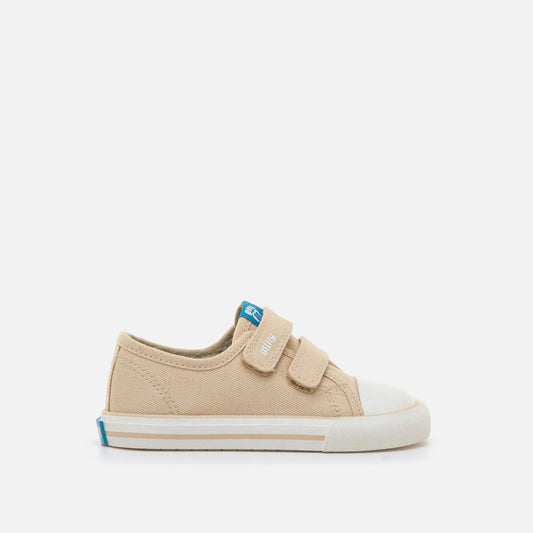 Zapatillas barefoot bebé Mustang Free Baby Canver lona beige