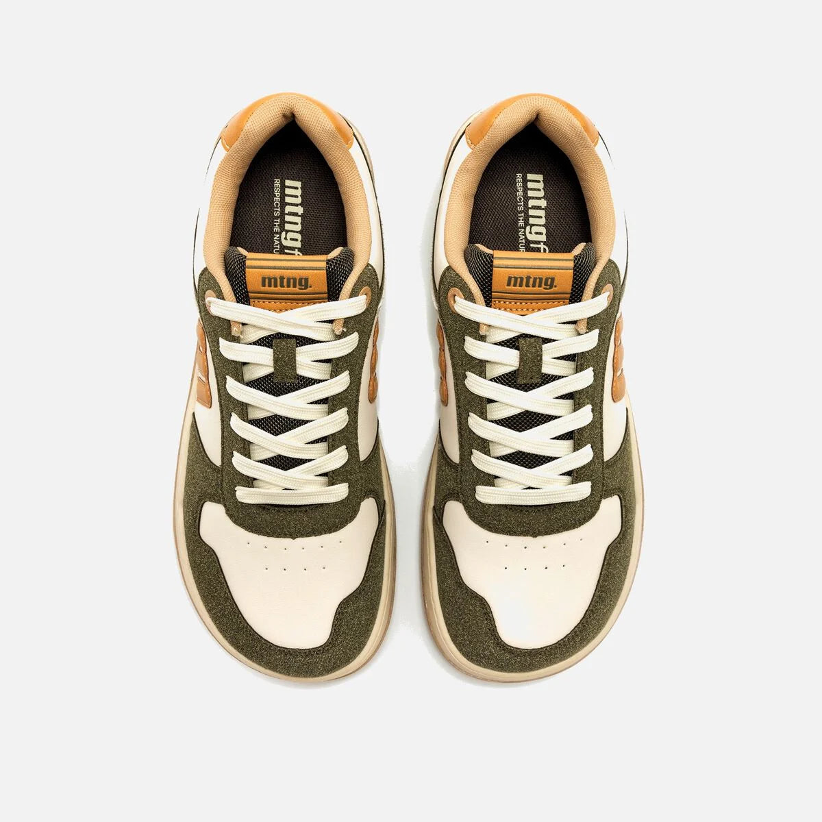 Zapatillas Mustang Free Miami kaki, detalle