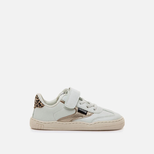 Zapatillas barefoot niña Mustang Free Ferdi blanco leopardo