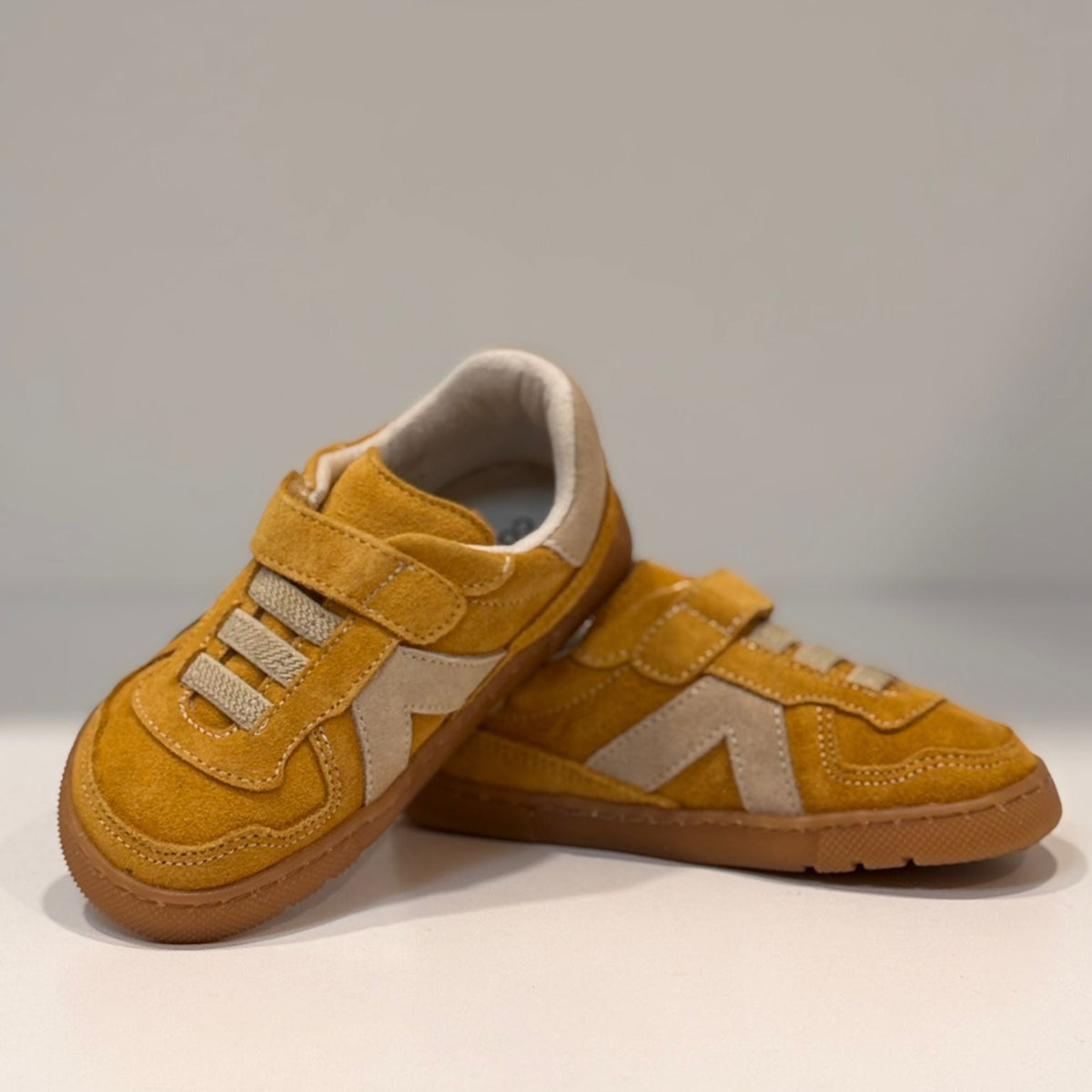 Zapatillas barefoot niño Coqueflex serraje nugat - imagen 3