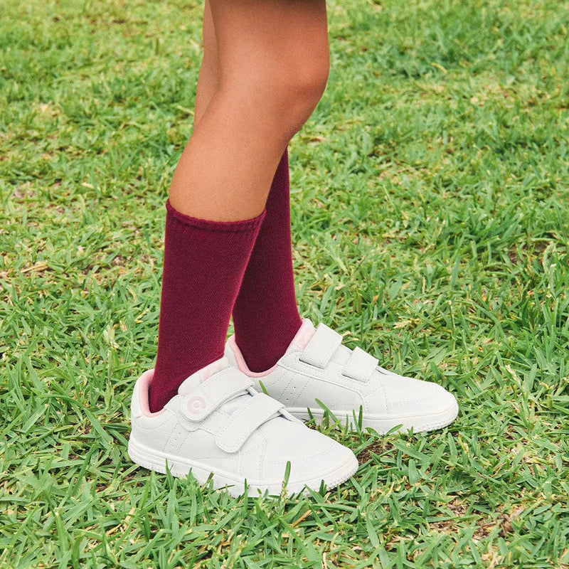 Zapatillas Conguitos Goflex blancas y rosas, otra vista