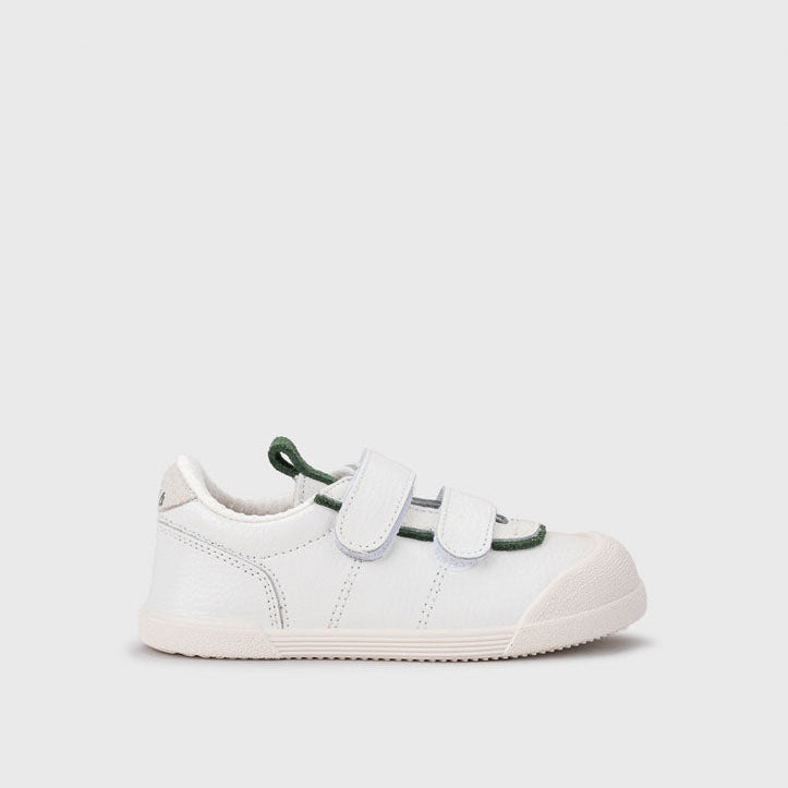Zapatillas Igor Berlín blancas y verdes barefoot