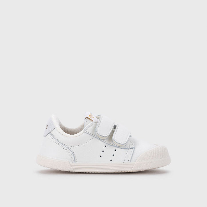 Zapatillas Igor Tennis blancas barefoot de piel