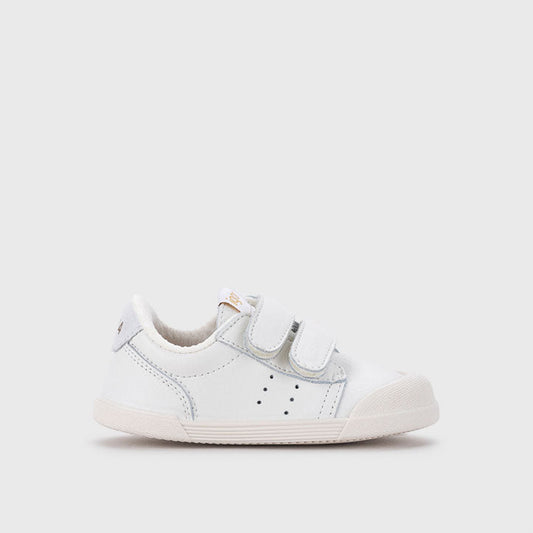 Zapatillas Igor Tennis blancas barefoot de piel