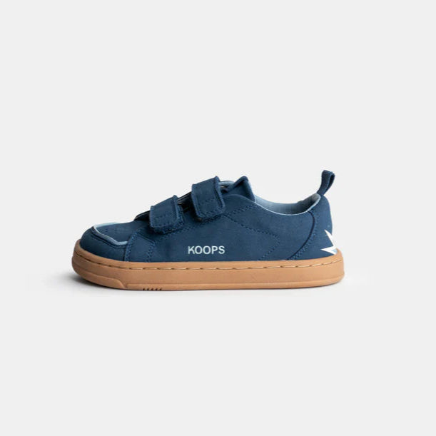 Zapatillas Koops Rafi azules barefoot veganas