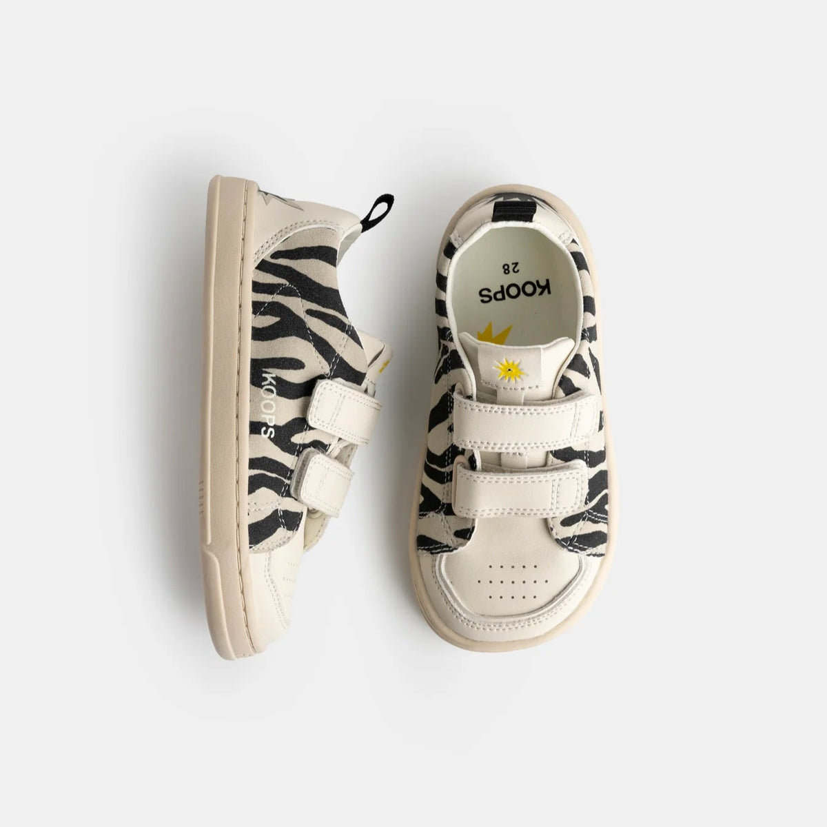 Zapatillas Koops Rafi cebra, otra vista