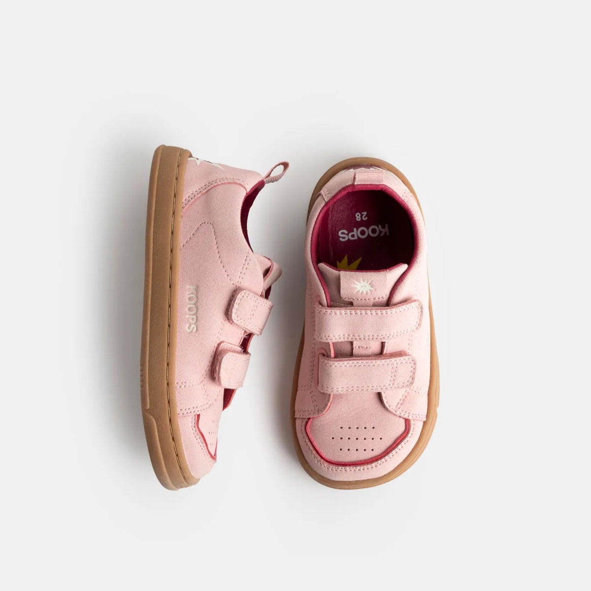 Zapatillas Koops Rafi rosas, otra vista