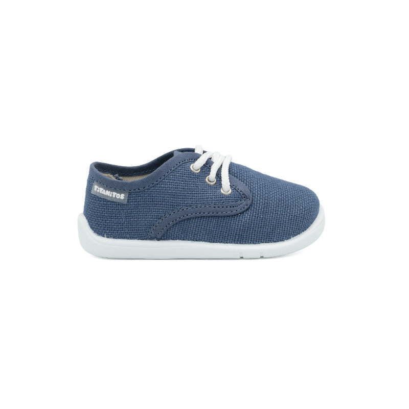 Zapatillas de lona Titanitos Popi azul marino