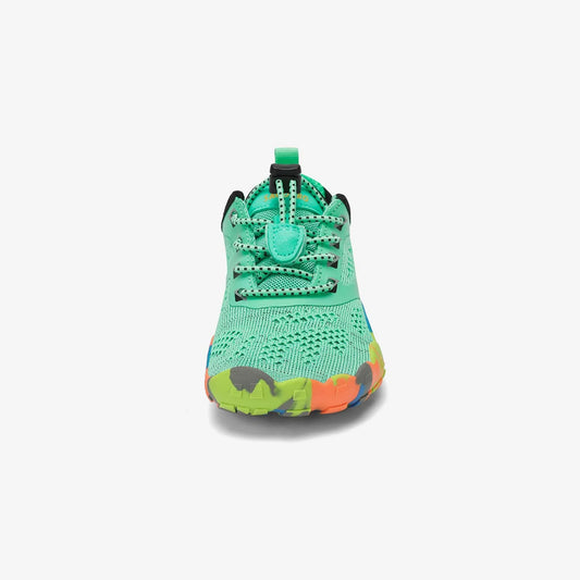 Zapatillas Saguaro Smart verdes de punto, otra vista