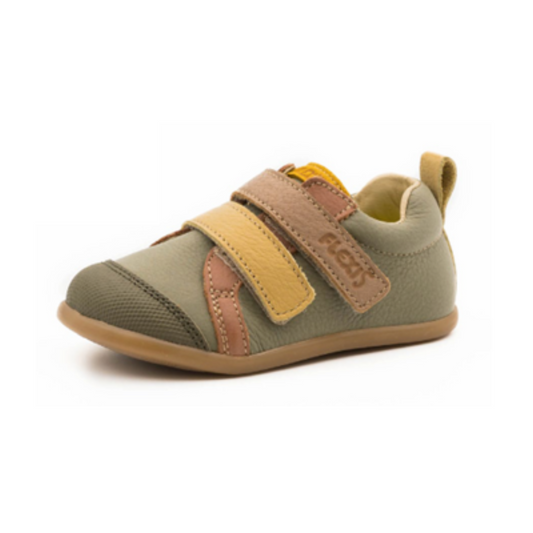 Zapatos bebé respetuosos FlexiNens 0152-H kaki